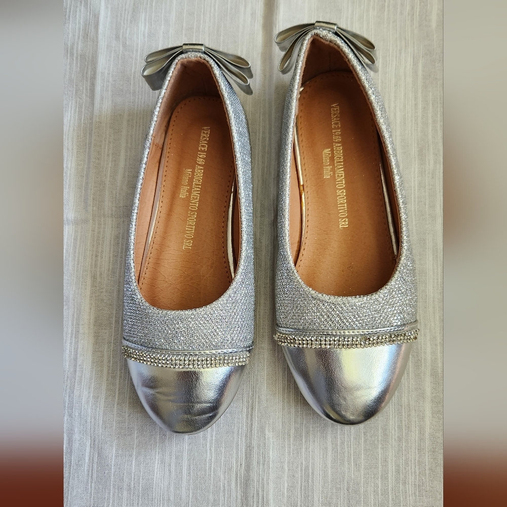Versace 19.69 Abbigliamento Sportivo Srl Slip On Ballerina Shoes Girls Size 2
